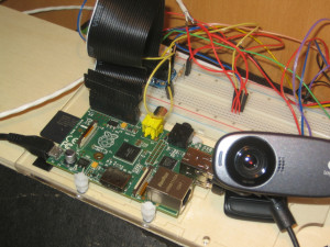 Raspberry mit Webcam QR-Code 2